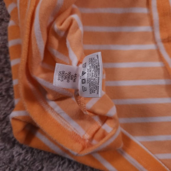 Hanna Andersson Hoodie Coverup Girls Size 160 US 14-16 Terry Striped Swim - Picture 9 of 12